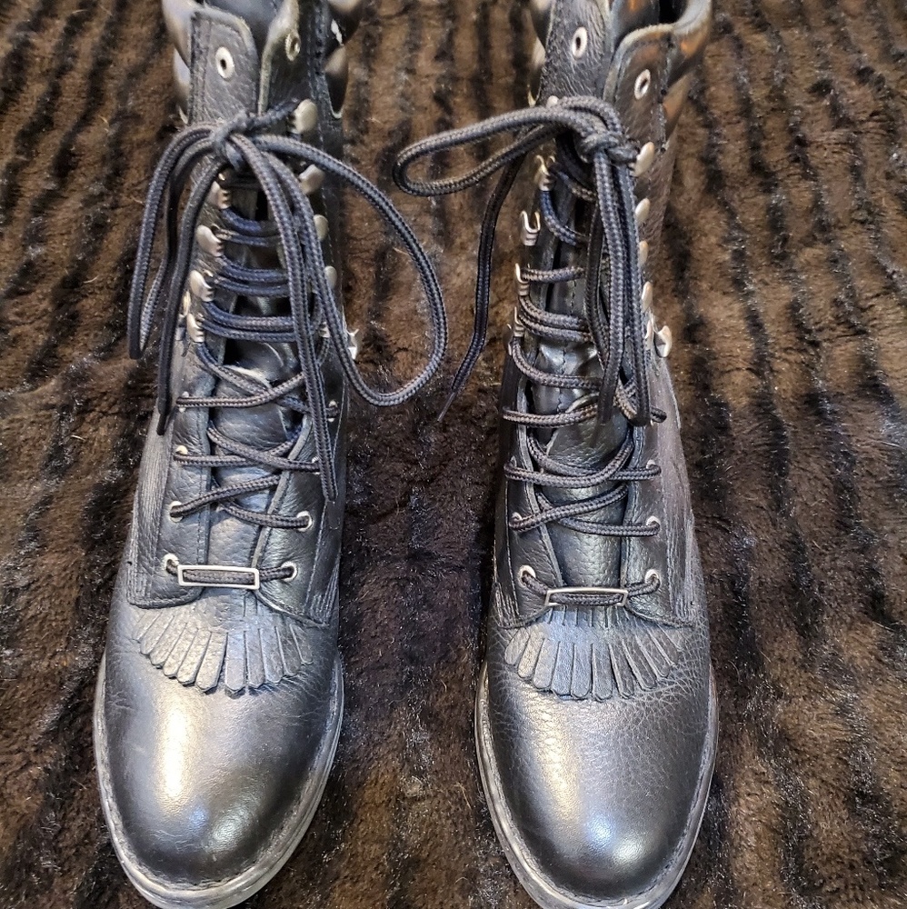 LIKE NEW DOUBLE H LEATHER BOOTS